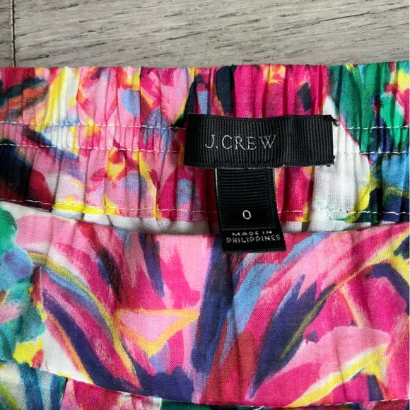 J. Crew Pull On Midi Skirt In Ratti Pineapple Tropical Print Size 0 - Picture 4 of 8